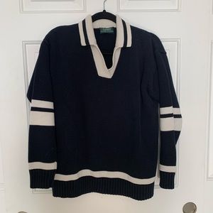 Ralph Lauren Navy Rugby Sweater